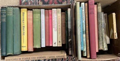 Lot 928 - Twenty-five volumes, sporting subjects including Lionel Edwards illustrated, Munnings and others