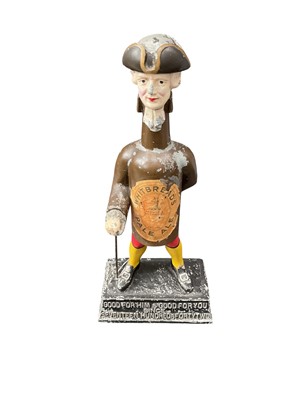 Lot 2410 - Whitbread's Pale Ale painted metal advertising figure, 40cm high