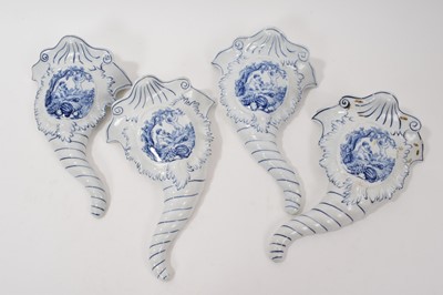 Lot 33 - Set of four 18th century wall pockets
