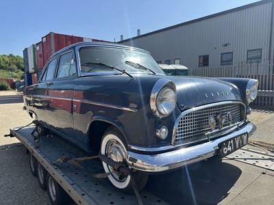 Lot 1961 Ford Consul MK2 De - Luxe saloon, 1703cc petrol, finished in blue, reg. no. 841 VVW