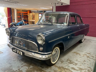 Lot 200 - 1961 Ford Consul MK2 De - Luxe saloon, 1703cc petrol, finished in blue, reg. no. 841 VVW