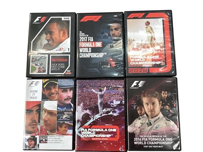 Lot 1898 - Selection of F1 DVDs (18) (1box)