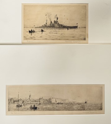 Lot 228 - Rowland Langmaid (1897-1956) two etchings, Marine prints