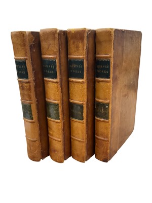 Lot 1676 - Life and Works of Robert Burns, edited James Currie, 1815 new edition, 4 Vols