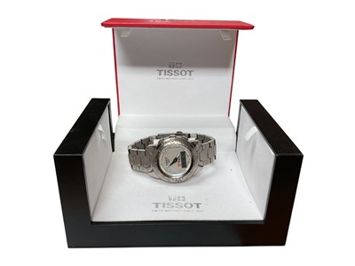Lot 80 - Tissot T-Touch stainless steel quartz wristwatch. Boxed with booklets