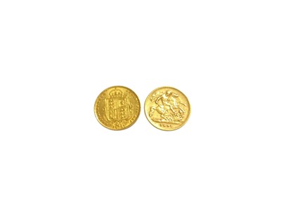 Lot 403 - G.B. - Gold Half Sovereigns Victoria JH 1887 AU & OH 1897 AF (2 coins)