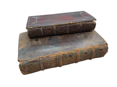 Lot 1669 - Martialis, Ex Mufeo, Petri Scriverii. Amftelredami, Apud Guiljel: IanBonium. 1621. Early tooled red leather binding. Together with Principum Et Illustrium Virorum Epistolae, Georgius Vander Mars...