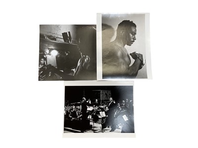 Lot 1431 - Toni Parks-Parsons, American, 1940-2015. A photographic print of an actor, signed, inscribed and dated NYC 1990 verso, 35.5cm x 28cm. Together with two others, “Dancers backstage”, signed, inscr...