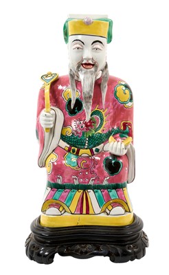 Lot 29 - 19th / early 20th century Samson porcelain model of a Chinese Immortal