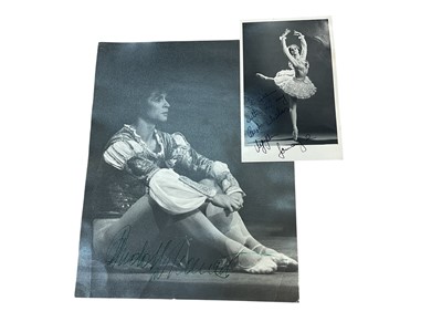 Lot 1439 - Ballet: Margot Fonteyn, 1919-1991 and Rudolf Nureyev, 1938-1993, signed photographs