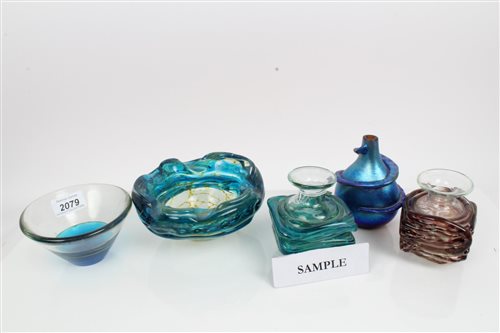 Lot 2079 - Collection of art glass - including Mdina...