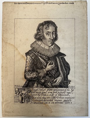Lot 281 - Portrait of Abraham Darcie, “Eff Abrahami Darssie”, 1590-1627