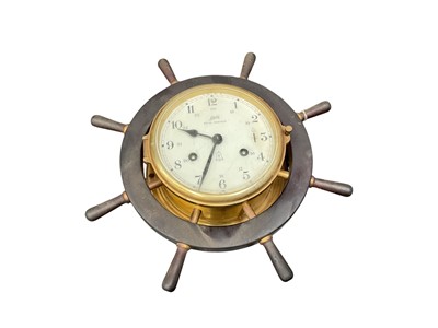 Lot 2442 - Two ship's clocks and a barometer
