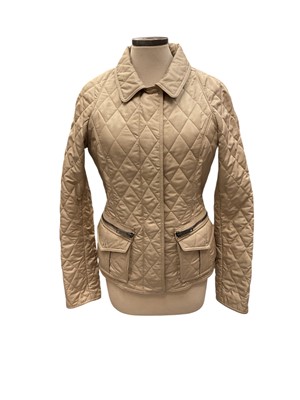 Lot 2124 - Burberry women's short trench coat size XS