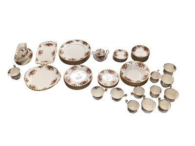 Lot 1156 - Royal Albert Old Country Roses tea and dinner service