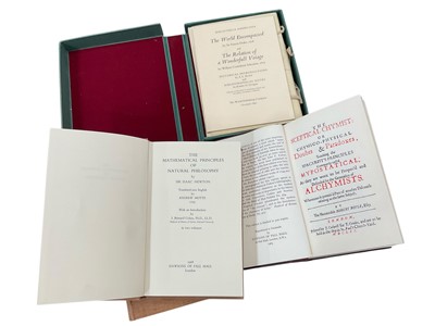 Lot 1718 - Robert Boyle - The Sceptical Chymist, 1965 facsimile edition limited to 500 copies