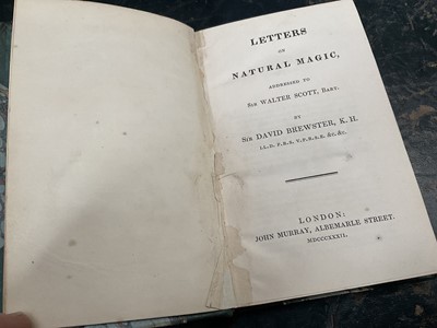 Lot 1724 - David Brewster - Letters on Natural Magic, addressed to Sir Walter Scott. Published John Murray, London 1832
