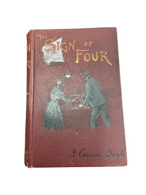 Lot 1700 - Arthur Conan Doyle - The Sign of Four, third edition, original pictorial cloth, 1893