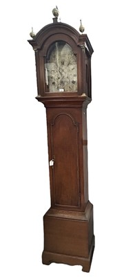 Lot 625 - George III eight day longcase clock by John Draper of Maldon, in oak case