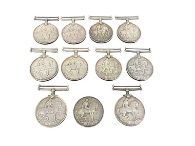 Lot 717 - Group of eleven First World War 1914-15 Stars named to 202349 PTE. A. B. Hern. Devon. R., 160088 GNR. J. Crampin. R. A., A-202204 PTE. A. A. Smith. K. R. Rif. C., 9389 SJT. A. Lightfoot. S. Lan....