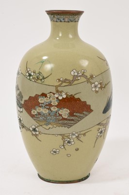 Lot 720 - Japanese Meiji period cloisonné vase