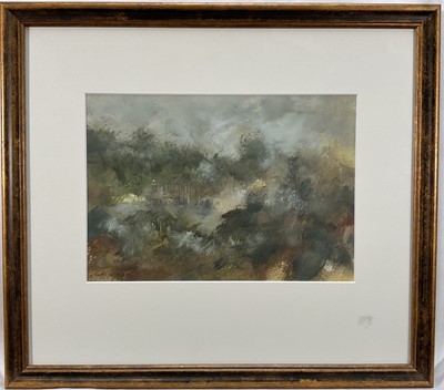 Lot 29 - Colin Slee (b.1946) watercolour - The Clearing, signed, 19cm x 28cm, glazed frame