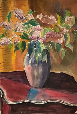 Lot 1005 - * Colin Moss (1914-2005) watercolour - Still Life, 53cm x 36cm, in glazed frame