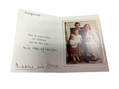 Lot 21 - T.R.H. The Prince and Princess of Wales, handwritten
