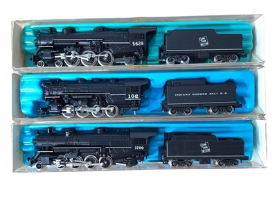 Lot 1983 - Atlas N Gauge American tender locomotives Indiana Harbor Belt & Grand Trunk Western, No.s 2112, 2180 & 2117, all boxed (3)
