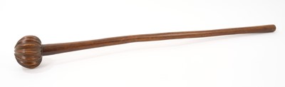 Lot Antique club, by repute brought back from New Zealand by the vendor's grandfather in 1923