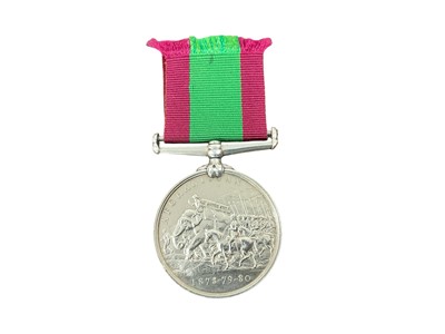 Lot 724 - Afghanistan medal (1881) named top 2177 PTE. J. Compton 2/7th (Royal Fusiliers).