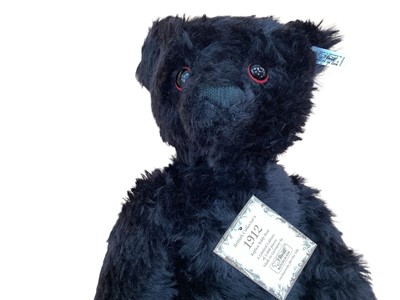 Lot 2062 - Steiff large black bear 406829, boxed with certificate.