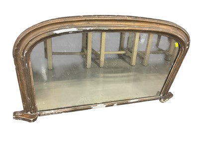 Lot 5271 - Victorian gilt overmantel mirror