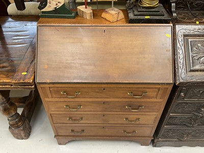 Lot 5270 - 1920s mahogany bureau