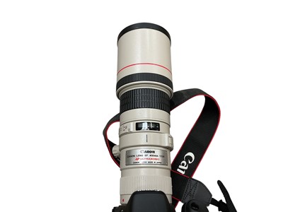 Lot 2352 - Canon camera kit, including a EOS 600D with EF 400mm f5.6 L Ultrasonic lens, EF 200mm f2.8 L II Ultrasonic lens, etc