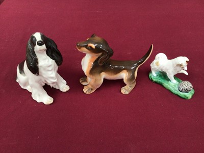Lot 1162 - Collection of 13 Russian porcelain dogs