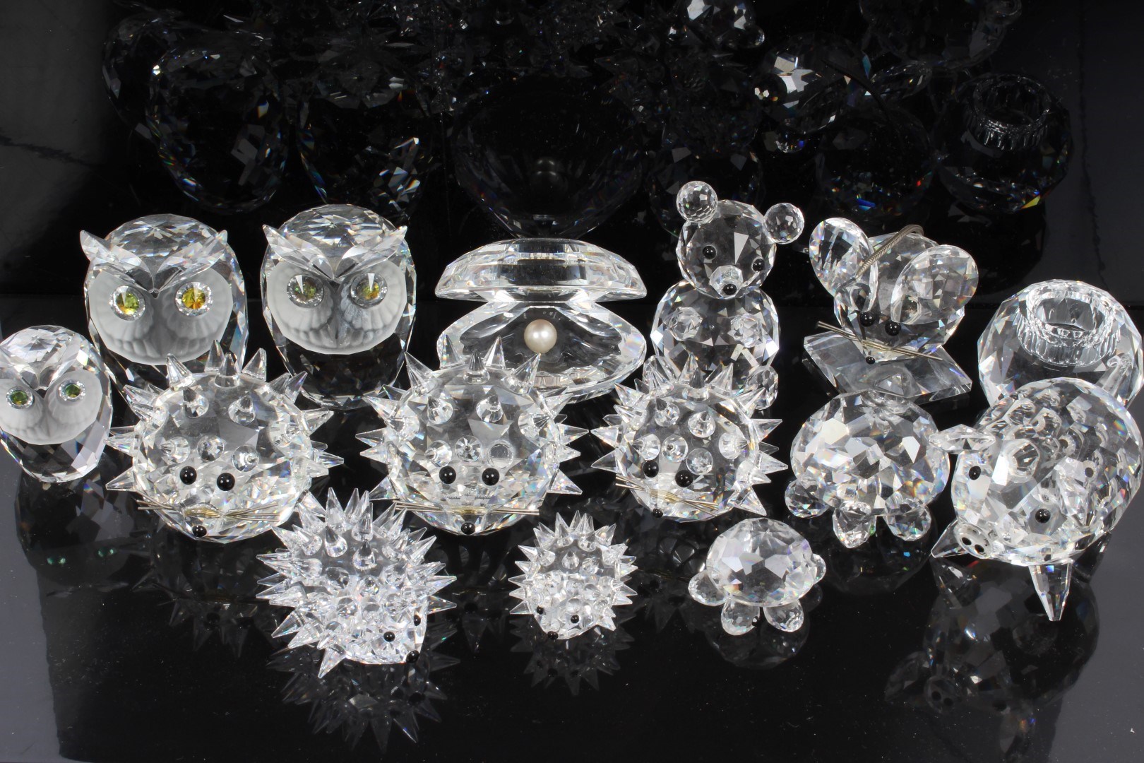 Lot 2093 Group of Swarovski crystal ornaments