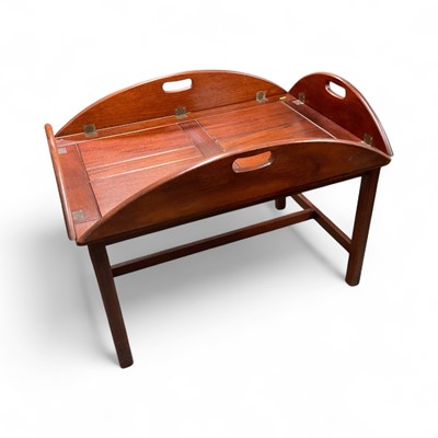 Lot 1404 - Mahogany butler’s table