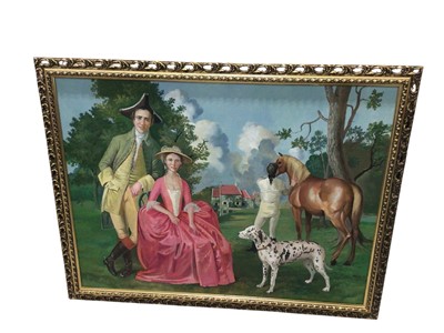 Lot 5288 - After Gainsborough- portrait group