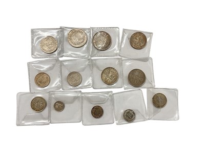 Lot 486 - G.B. - Mixed silver Victorian coinage to include Half Crowns JH 1889 EF, OH 1897 A UNC, Florins JH 1887 GVF-AEF, OH 1897 x 2 EF-GEF, 1899 GEF, Shillings YH 1858 EF, JH 1887 GVF-EF, OH 1898 GVF,...