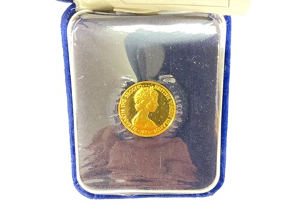 Lot 494 - British Virgin Islands - Gold 100 Dollars weight 7.10gms (N.B. .900 gold, AGW .2054oz - Cased with Certificate of Authenticity) (1 coin)