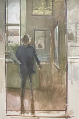 Lot 1107 - Jack Stephenson (1945-2025) oil on canvas - The Artists Studio, 91cm x 61cm, in painted frame