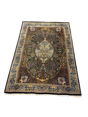 Lot 1375 - Fine Kashan rug