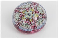 Lot 2112 - Perthshire millefiori paperweight with star...