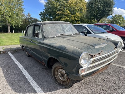 Lot 216 - 1966 Ford Cortina MK I 4 door saloon, 1198cc engine, chassis no. BA76FJ12692, reg. no. OPD 130D