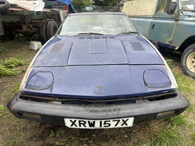 Lot 215 - 1982 Triumph TR7 Convertible, 1998cc engine, chassis no. SATTPADJ7AA406472, reg. no. XRW 157X.