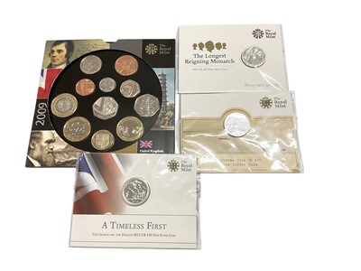 Lot 501 - G.B. - Royal Mint Brilliant UNC flatpack eleven coin year set 2009