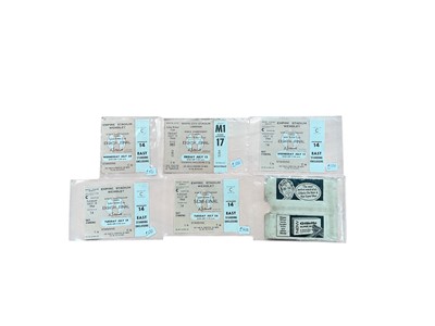 Lot 1447 - Group of England 1966 world cup tickets
