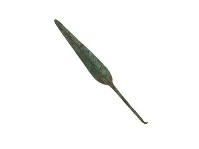 Lot 2454 - Bronze age spear head 1000 BC