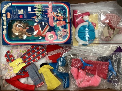 Lot 2059 - Mary Quant Britannia doll in original box 65006 plus a small quantity of various clothing